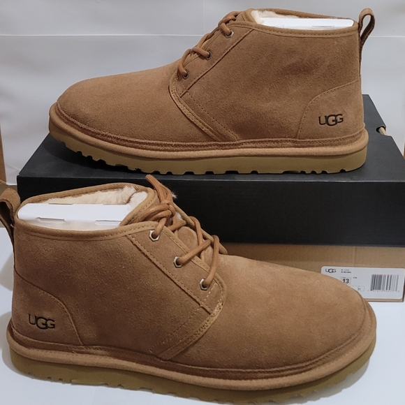 UGG‎ Men's Neumel Boot Chestnut Brown Suede - Picture 1 of 8
